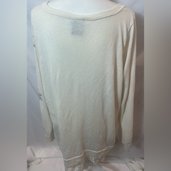 NWT Torrid/cream Disney’s Tangled light weight long sleeve layered sweater3X 5X - Picture 7 of 11
